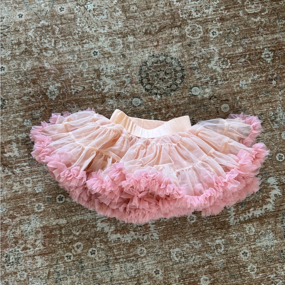Pink Ruffled Tutu Skirt  for toddler girl 2T-3T